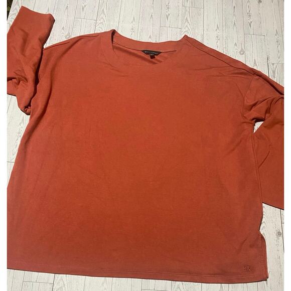 Banana Republic Men’s Long Sleeve Shirt XXL Rust Red Casual Basic - Picture 1 of 7